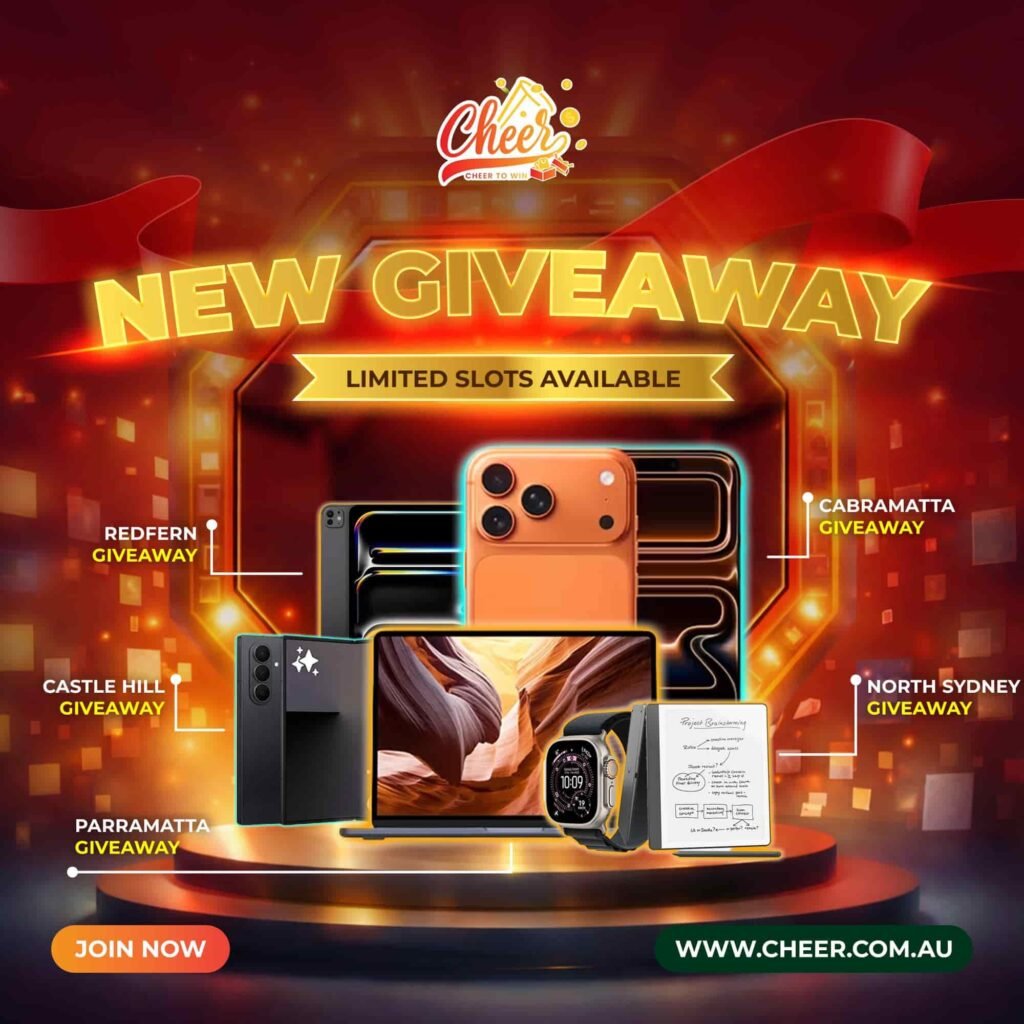 Join Cheer Giveaways for a Chance to Win an Apple Watch
